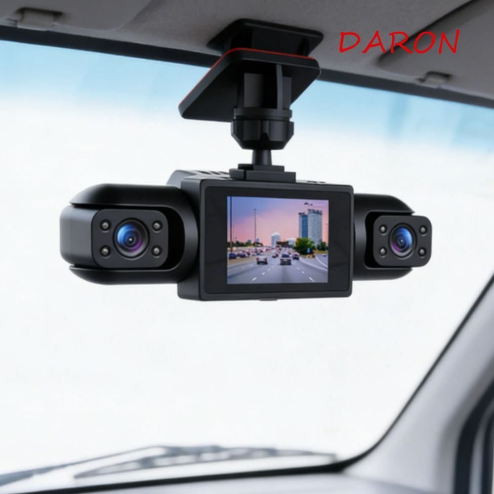 Camera Dash Ô Tô DARON, Màn Hình Đỗ Xe Hệ Thống Camera Dash Tầm Nhìn Ban Đêm, Camera Ghi Âm Full HD 