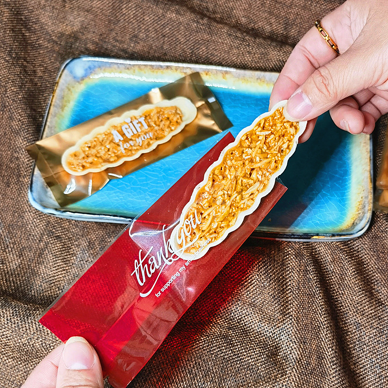 Túi đóng gói thuyền gạo nếp Caramel Hạnh nhân Hộp bánh quy Bánh quy Hộp đóng gói bánh quy Nougat Máy
