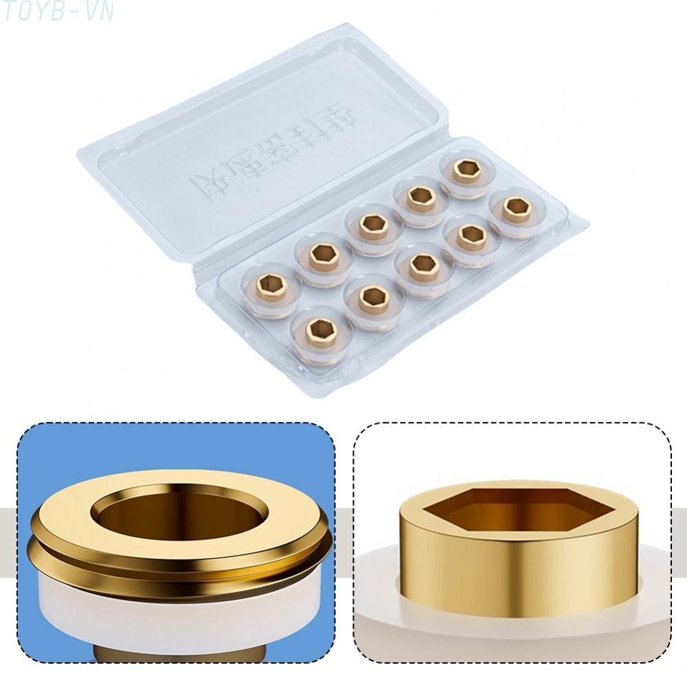 【TOYBOX】20pcs Raw Tape Pad for Plumbing G1/2 Threads High Temp Up to 100C Brass Silicone