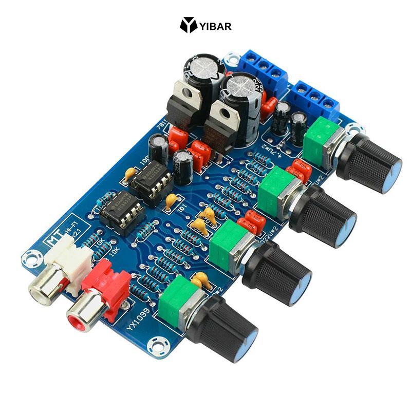 YIBAR NE5532 Stereo Preamplifier Tone Board Âm Thanh 4 Kênh Khuếch Đại Mô Đun Mới