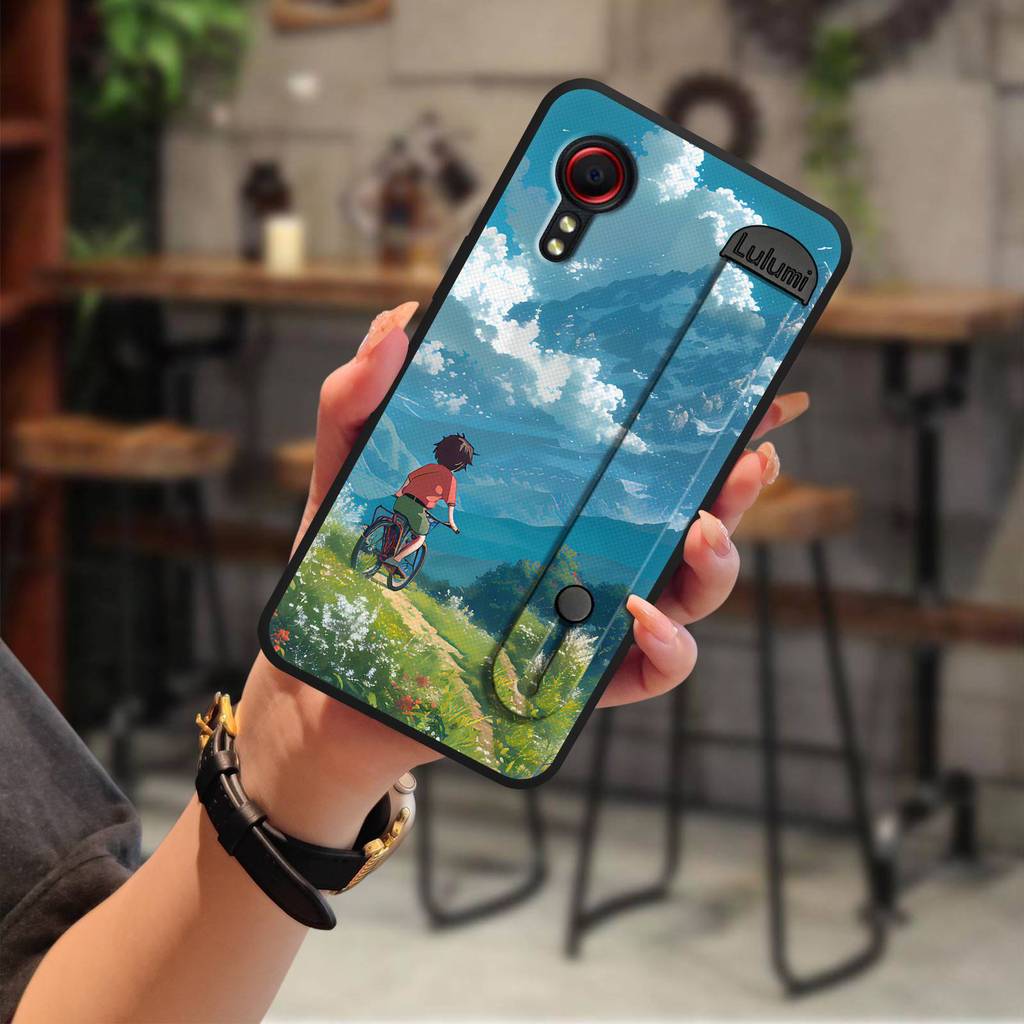 Ốp Điện Thoại Chân Đế Chống Va Đập Cho Samsung Galaxy Xcover5 / SM-G525F Ốp Lưng Chống Sốc Tay Vỏ Đi
