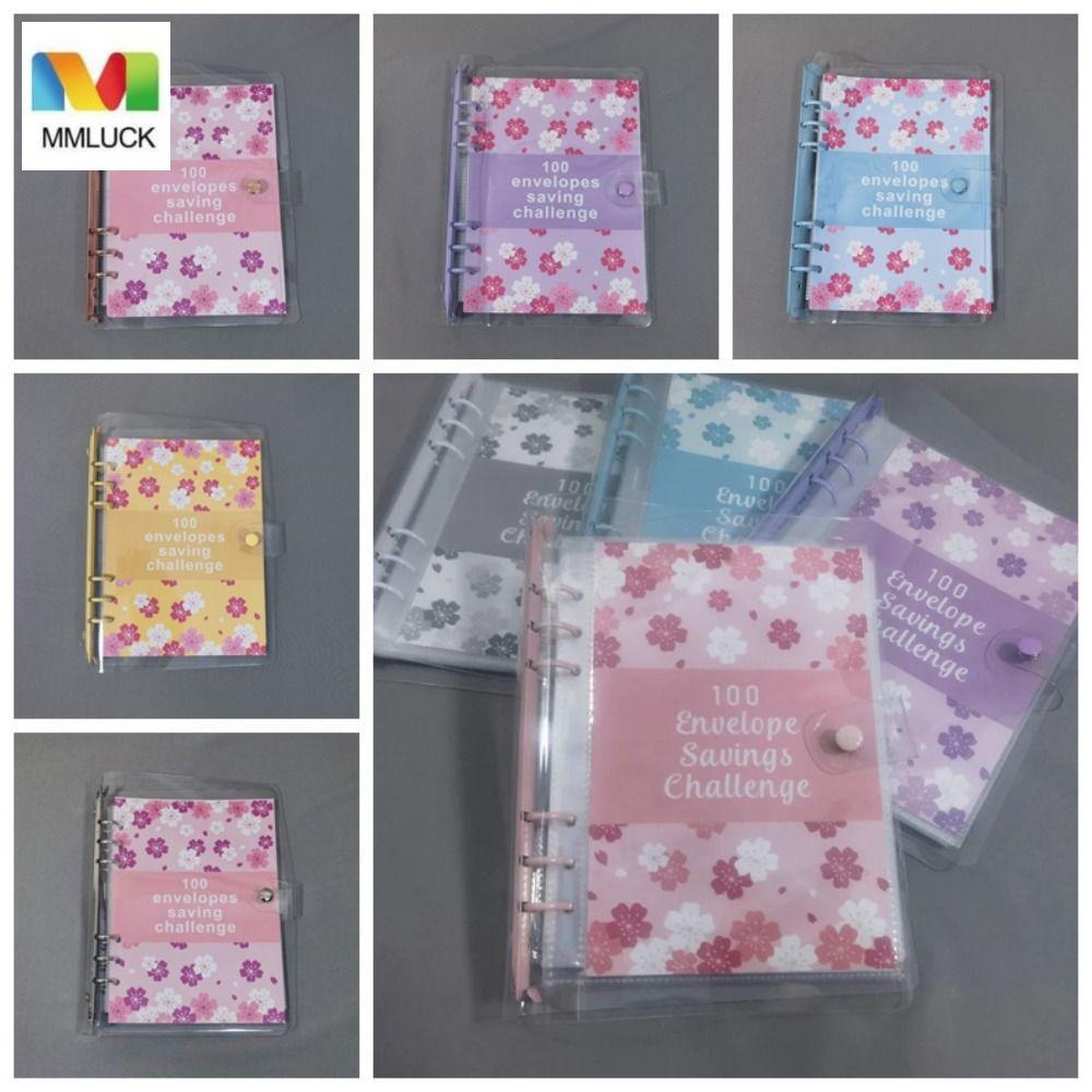 MMLUCK 100 Chất kết dính thử thách phong bì, Quản lý tài chính Tiết kiệm tiền 100 Thử thách tiết kiệ