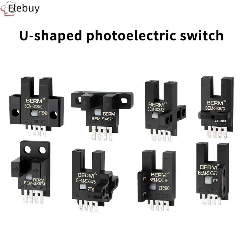 [Elebuy] 1 Cái Cảm Biến Công Tắc Quang Điện EE-SX670 EE-SX671 EE-SX672 EE-SX673 EE-SX674 EE SX670A S