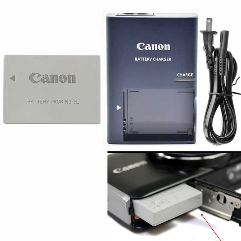 Pin + Bộ sạc Thích hợp cho máy ảnh Canon IXUS900 IXUS 950 960 970 980 990 IS