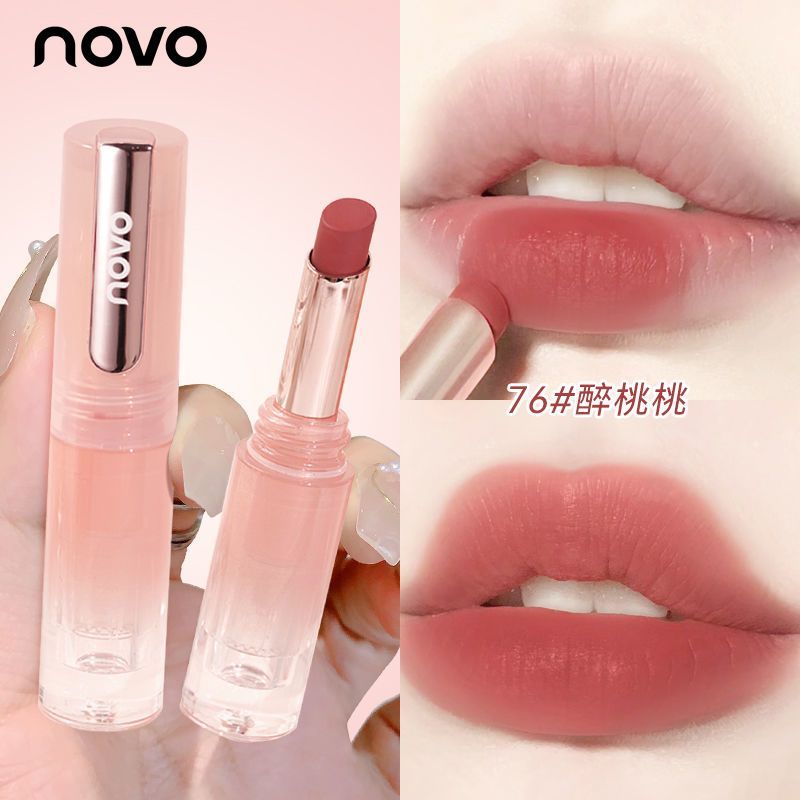 NOVO Son Môi Matte Sương Mù Nhung Rơm Matte Nhung Chống Thấm Nước Chống Mồ Hôi Chống Phai Màu Chống 