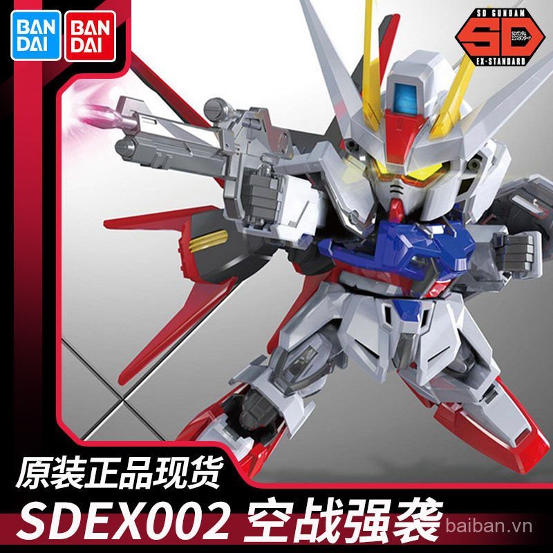 Bandai SD Gundam Lắp Ráp Mô Hình SDEX 002 Không Chiến Đấu Tấn Công BB Chiến Binh Xiaoda Da Q Phiên B