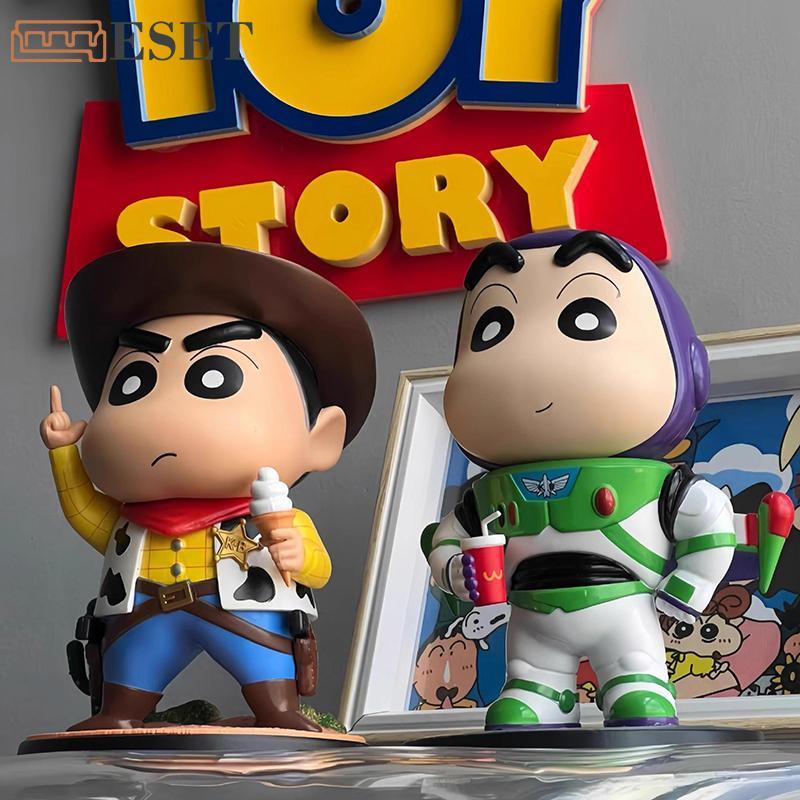 MỚI Crayon Inchan Baymax Cowboy Anime Sưu Tập Hình Đồ Chơi Mô Hình HH