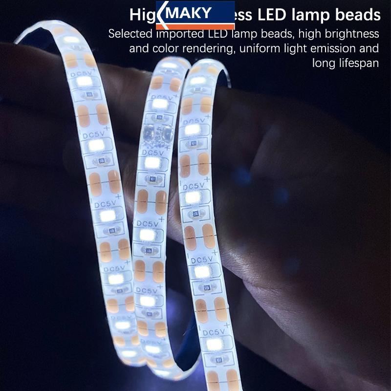 MAKY Cho Bambu Lab Light P1p P1s X1C Dải Đèn LED Bộ Đèn LED 5V 150cm IP44 Đèn Chiếu Sáng Siêu Sáng C