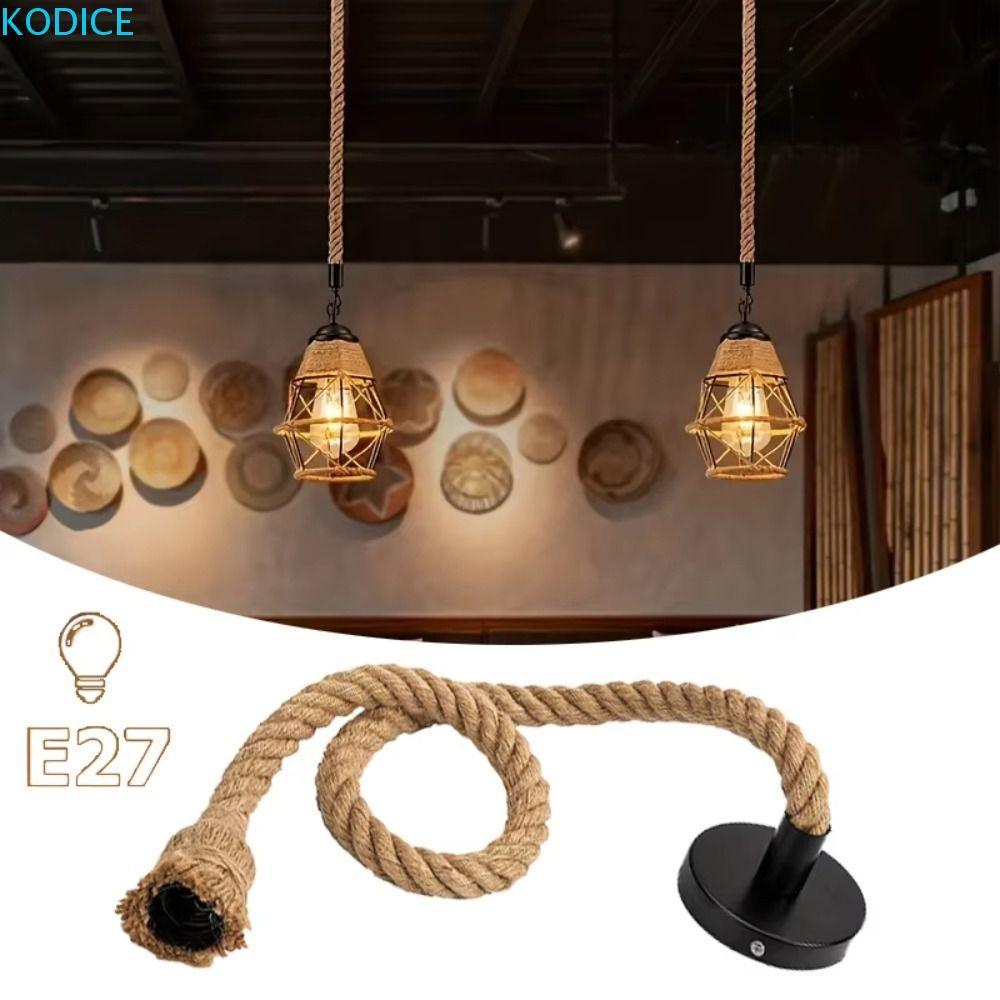 Đèn dây KODICE, Đèn chùm bóng đèn Edison bền cổ điển, Đèn trang trí bóng đèn Edison Bóng đèn dây tối