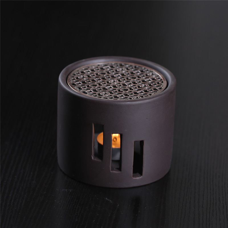 Gốm Sứ Phong Cách Nhật Bản Trà Lễ Phụ Kiện Nến Sưởi Ấm Trà Hộ Gia Đình Hoa Ấm Trà Cách Nhiệt Đế Ấm T