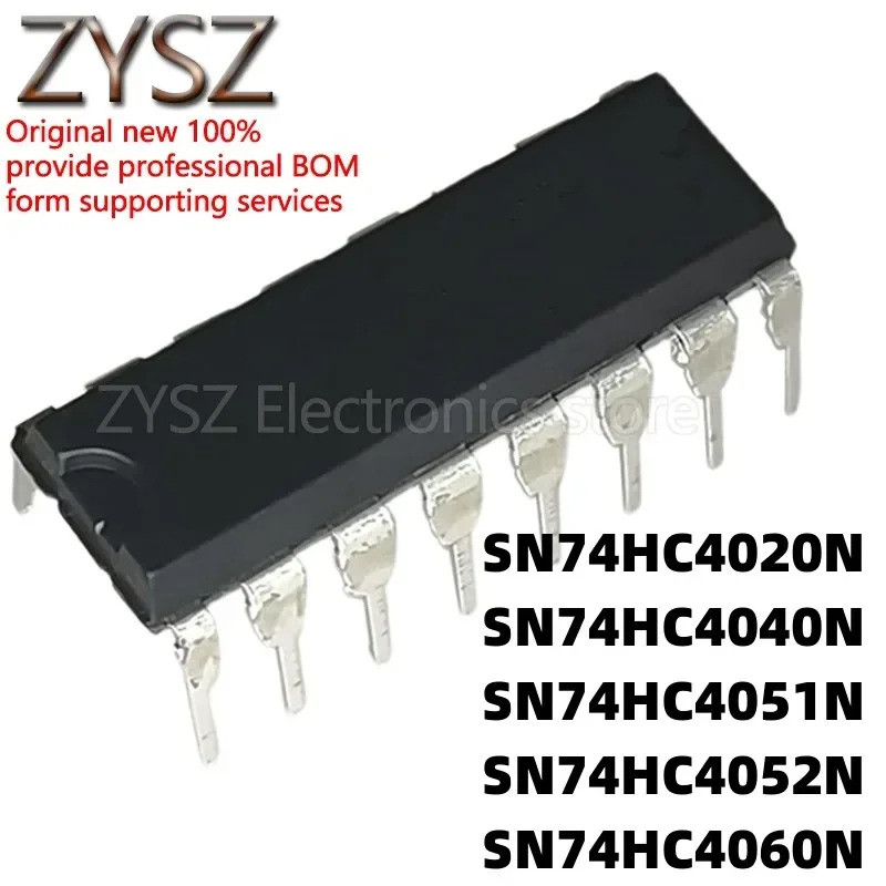 5 CHIẾC SN74HC4020 / HC4040 / HC4051 / HC4052 / HC4060 N / AN P DIP16 chip ic