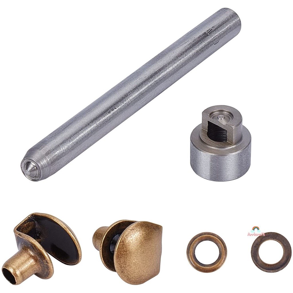 Bộ 20 Piece Boot Ren với Móc, Khoen, Khóa Bấm, Đinh Tán và Nhẫn Leo Núi Hiking