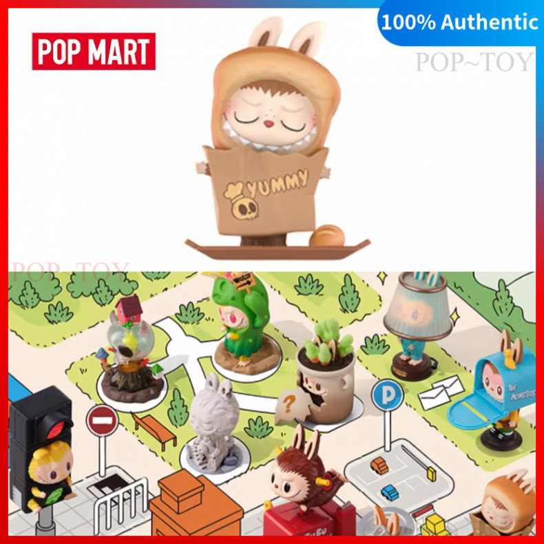 POPMART Labubu The Monsters Almost Hidden Series Figures pop mart labubu blind box collectible figur