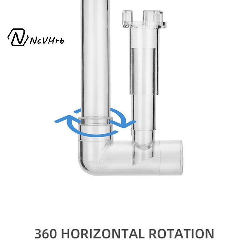 NcVHrt Bể Cá Lily Chảy Ra Ổ Cắm Skimmer Phụ Kiện Lọc Fishbowl Cung Cấp Bể Cá Akvarium Trang Trí Mới