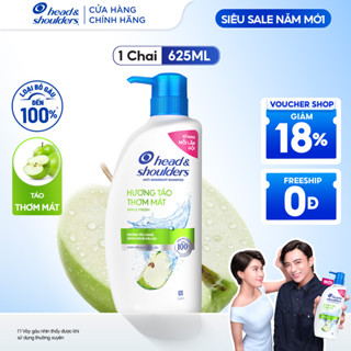   Dầu Gội HEAD & SHOULDERS Táo Mát Lạnh Chai 625ML 