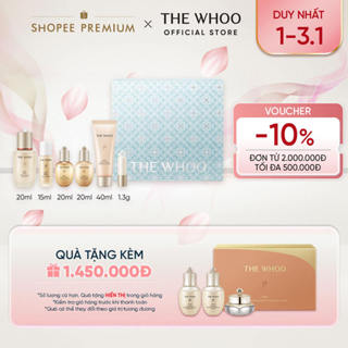   THE WHOO OFFICIAL  PHIÊN BẢN NOEL  Bộ tinh chất tự sinh chống lão hóa thế hệ thứ 4 Bichup Ultimate Recovery Youth Serum 
