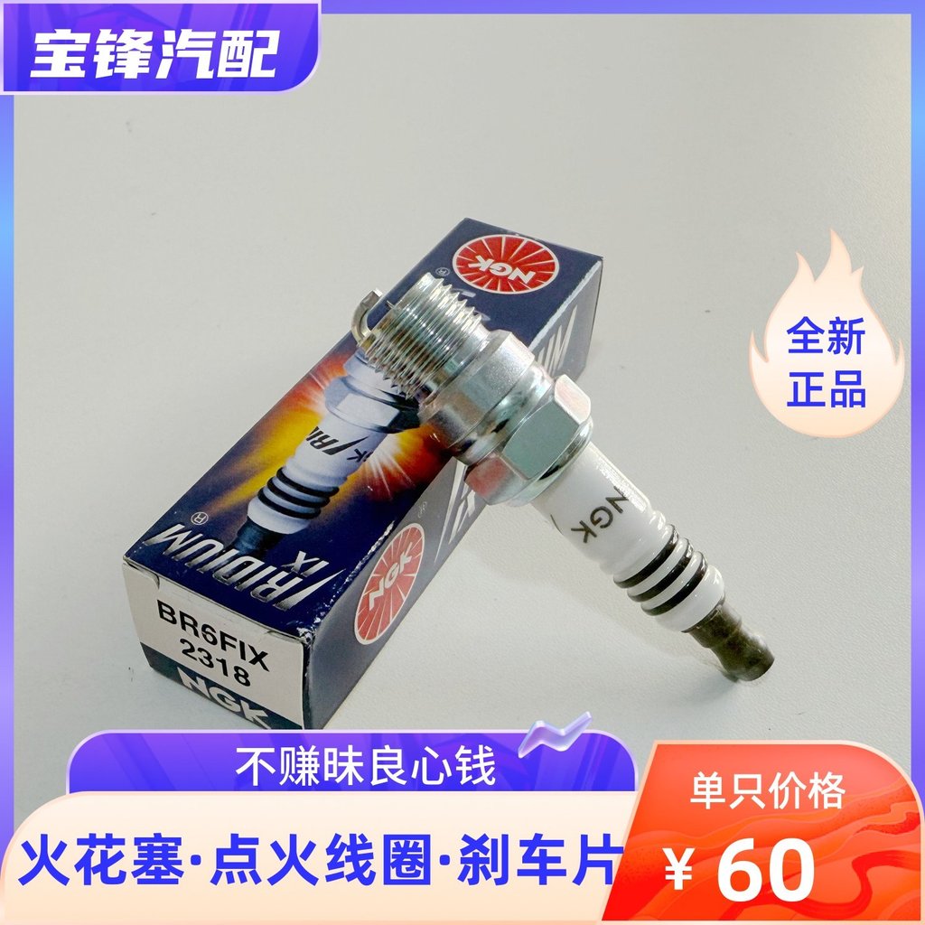 NGK2318 Iridium Bugi BR6FIX Thích hợp cho Land Rover Jaguar Car Bugi Xe Máy Thuyền