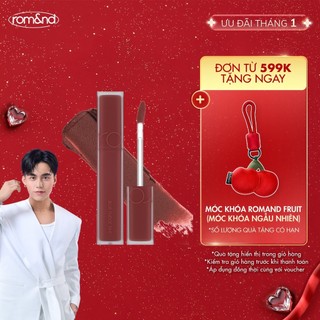   Rom&nd  Son kem siêu lì cho đôi môi mịn mượt Hàn Quốc Romand Blur Fudge Tint 5g 