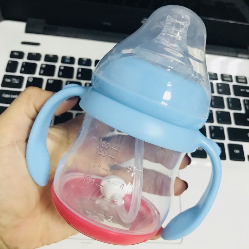 Premium Selection#Temperature-sensitive Color-changing Wide-mouth Baby Bottle160ml Baby Baby Drinkin