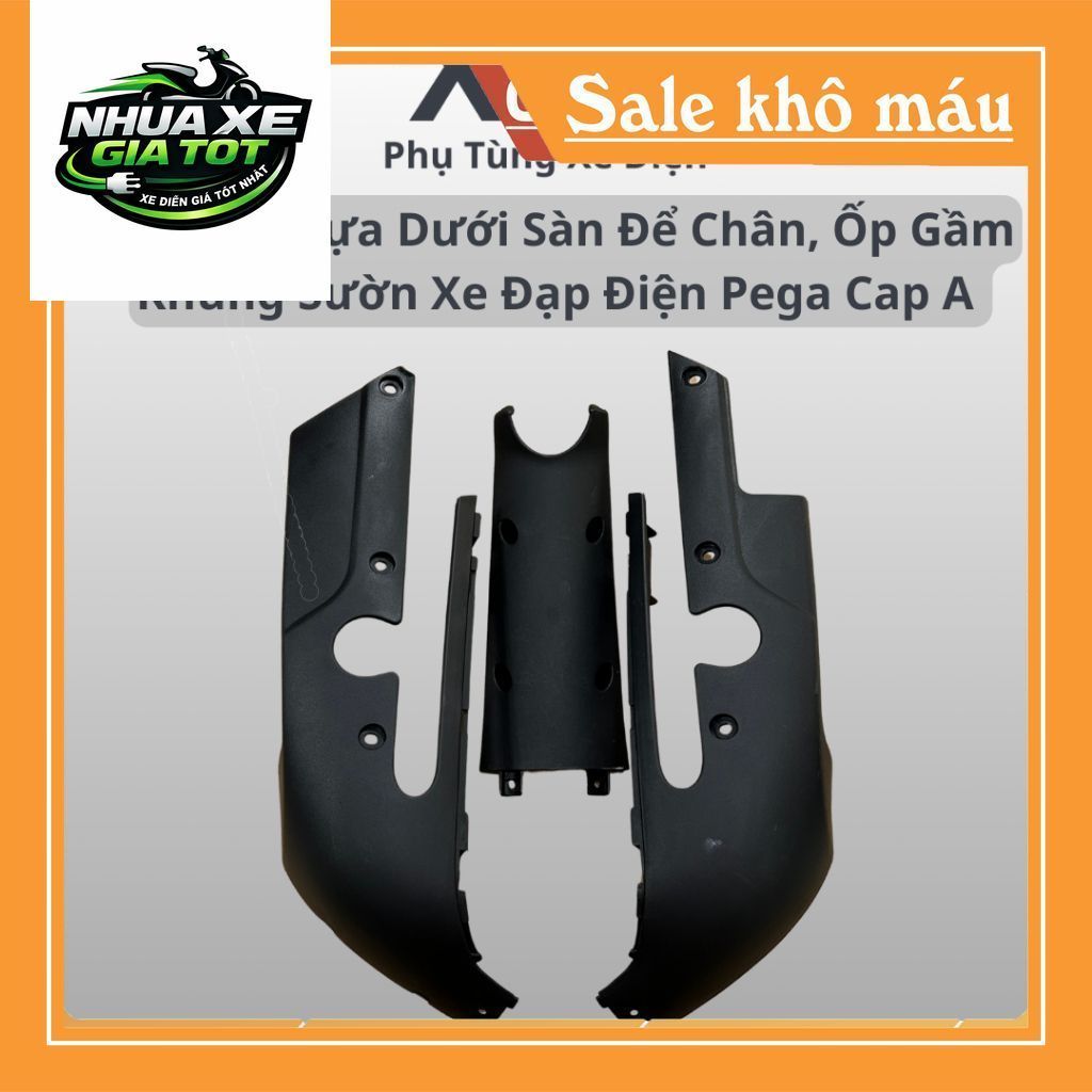 Bộ Ốp Nhựa Dưới Sàn Để Chân, Ốp Gầm Khung Sườn Xe Điện Pega Cap A