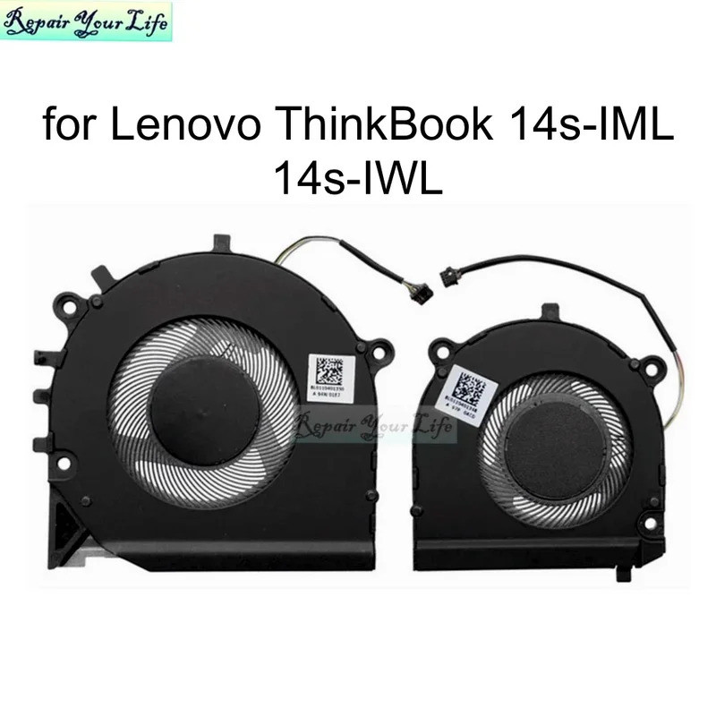 Quạt Làm Mát CPU Laptop HL Cho Lenovo ThinkBook 14s-IML 14s-IWL 20RS 20RM Notebook PC Cooler Tản Nhi