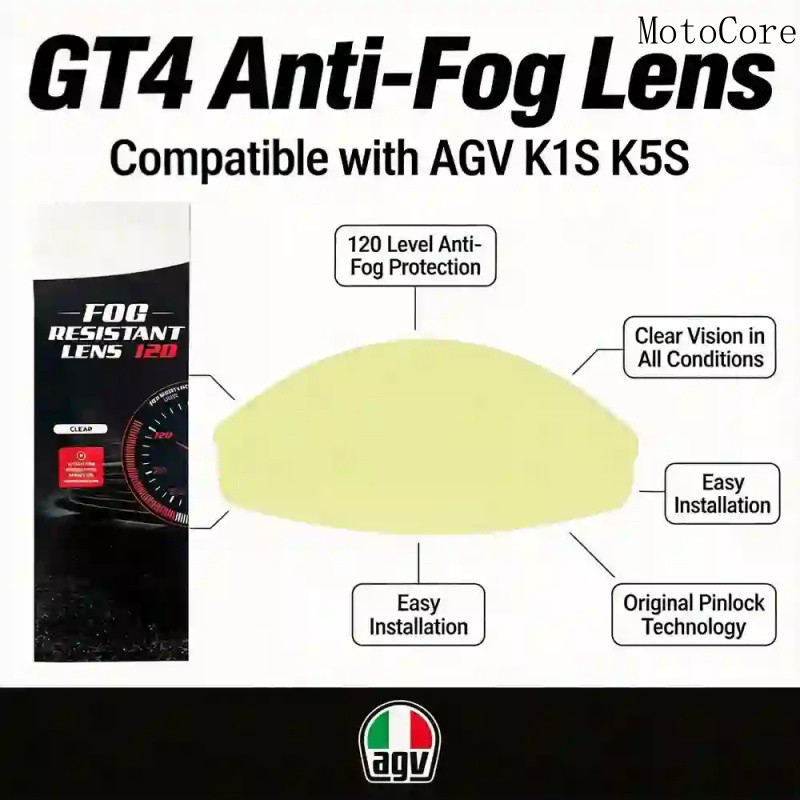 1 CÁI Dành Cho Ống Kính Chống Sương Mù AGV K1S K5S GT4 - Tấm Che Chống Sương Mù 120 Cấp Độ