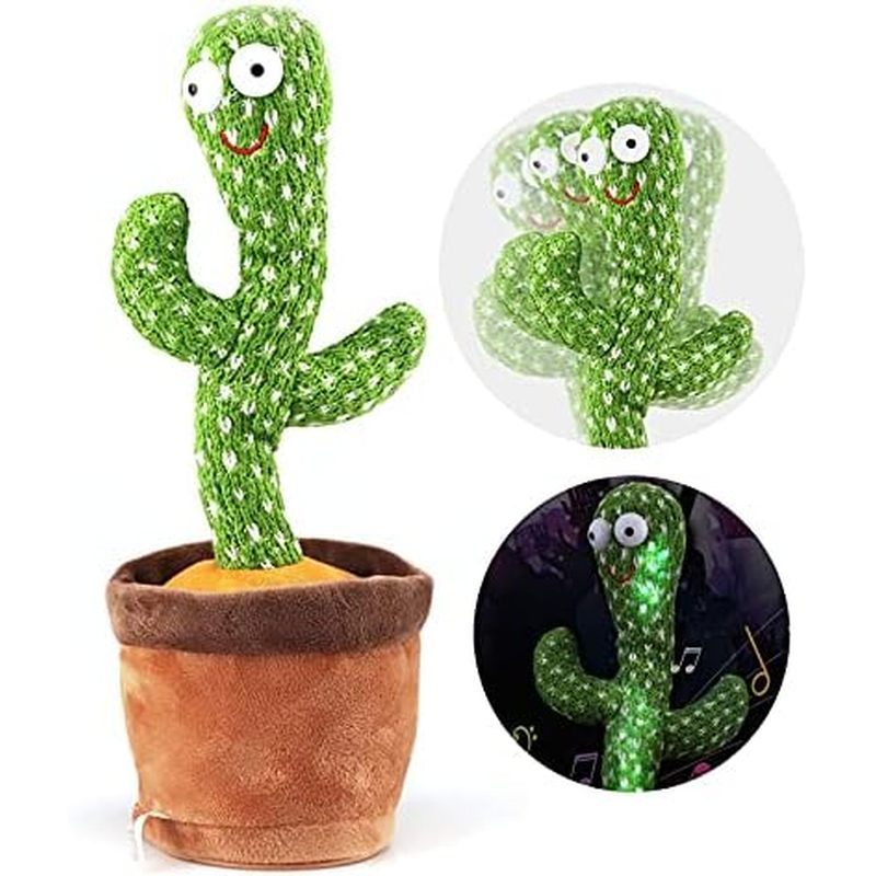 Starhig Dancing Cactus Talking Toy, Wrigle Singing Cactus, Lặp lại những gì bạn nói, Hát, Khiêu vũ, 