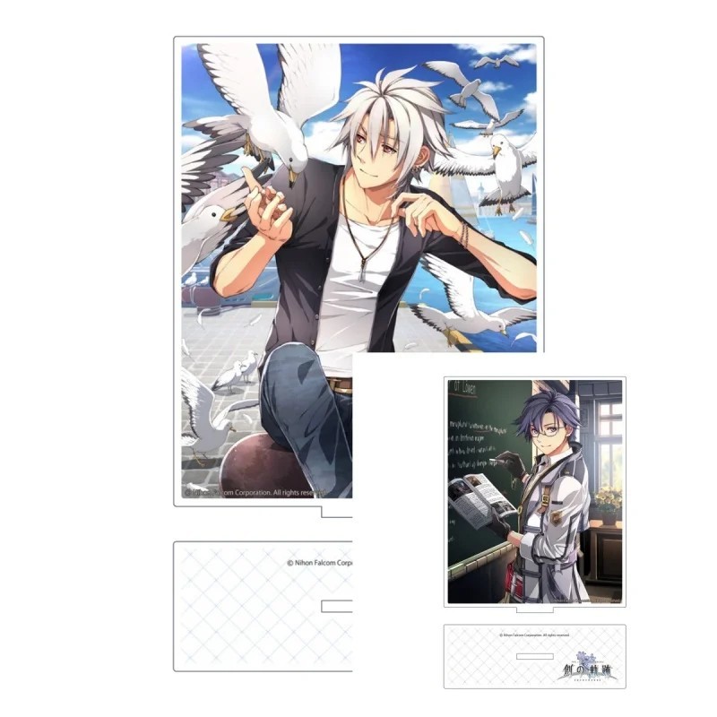 Standee anime game The Legend of Heroes Kuro no Kiseki mô hình Mica Rufus Albarea trang trí bàn học 