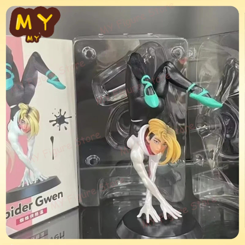 Người Nhện Gwen Anime Hình Gwen Stacy Hình 18cm Người Nhện Cô Gái Tượng Bộ Sưu Tập Trang Trí Mô Hình