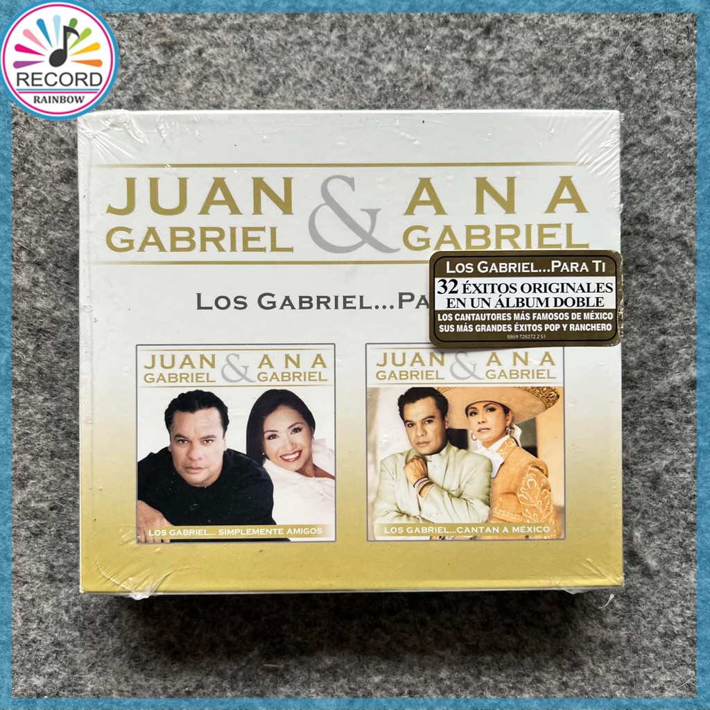 Juan Gabriel & Ana Gabriel Los Gabriel Para Ti 2CD Album [Đã niêm phong] Thương hiệu mới 1Z05151 PH2