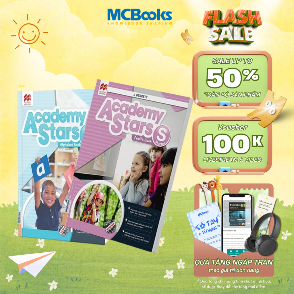 Sách - bo Academy Stars Starter - Lẻ/bo MCBooks
