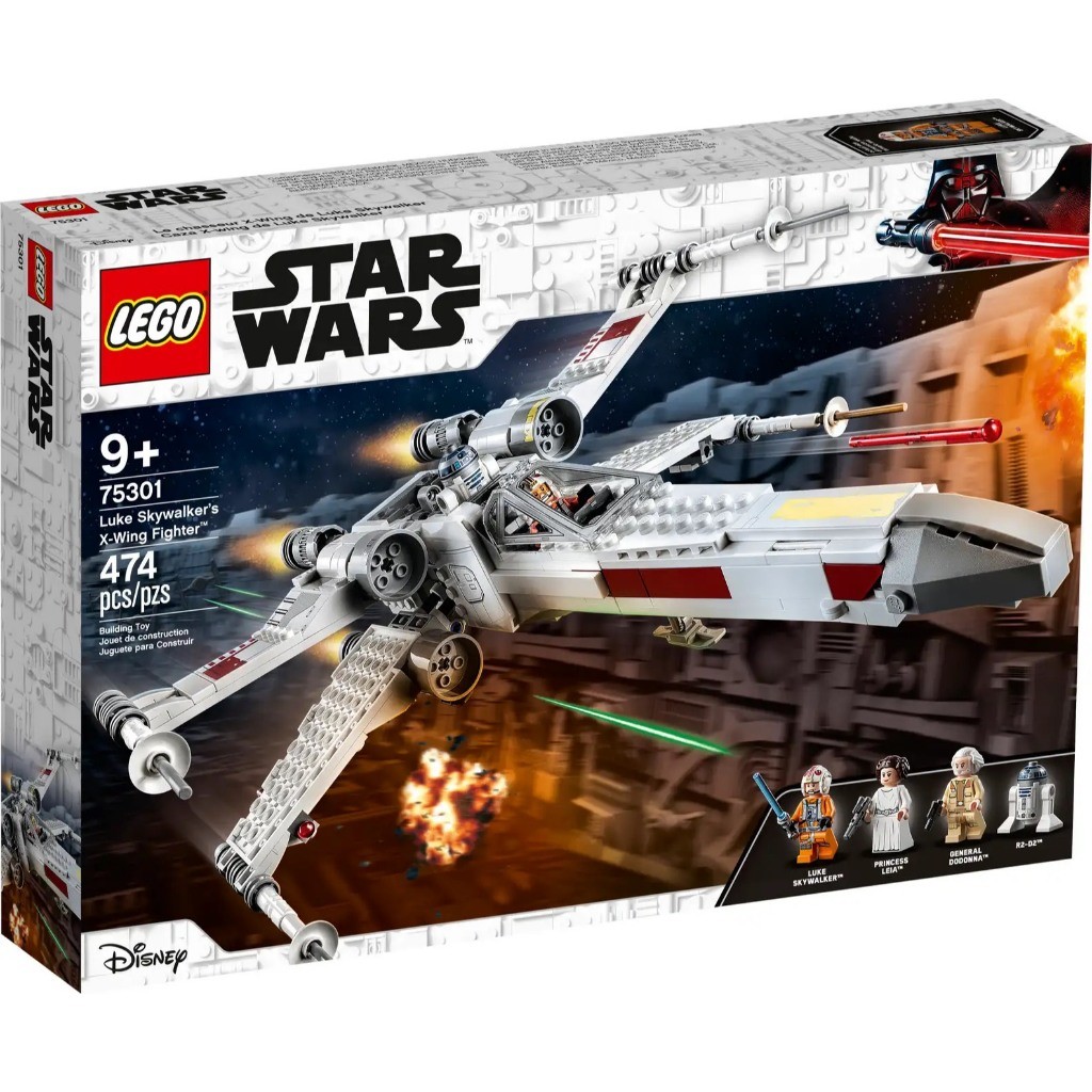 LEGO STAR WARS 75301 Đồ Chơi Lắp Ráp Đồ Chơi Lắp Ráp Máy Bay X Của Luke Skywalker