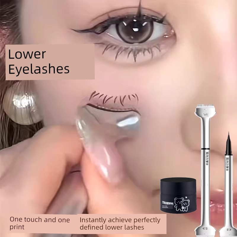 eyeliner chì kẻ mắt Tem lông mi dưới hai đầu có cái gì đóBút kẻ mắt Eyeliner Eyeliner Eyeliner Tem k