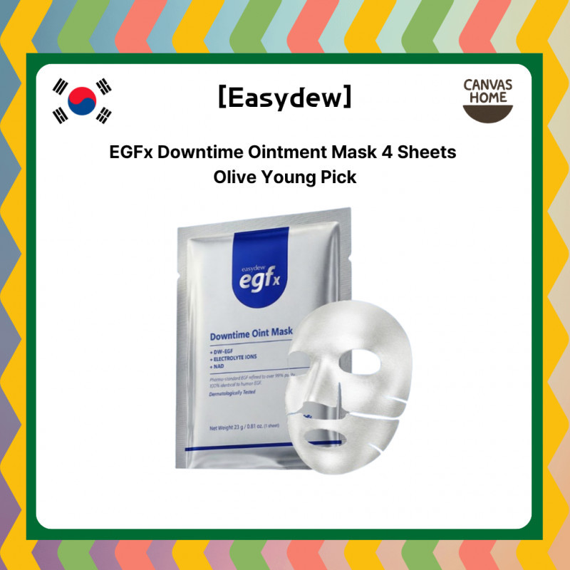 [Easydew] Mặt nạ thuốc mỡ thời gian xuống EGFx 4 tờ / April Olive Young Pick
