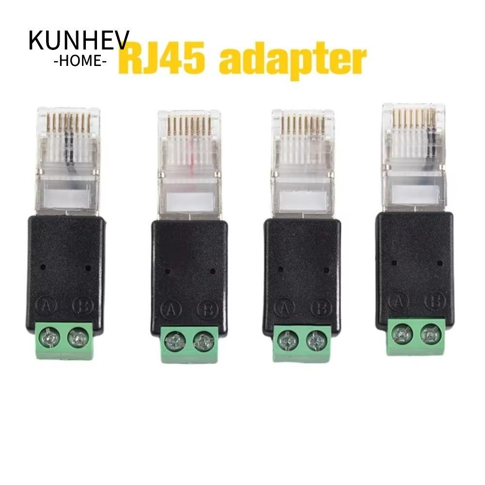 Bộ chuyển đổi KUNHEV RJ45 sang RS485, Thiết bị đầu cuối 2PIN RJ45 Đầu nối đầu cuối RJ45 Bộ chuyển đổ