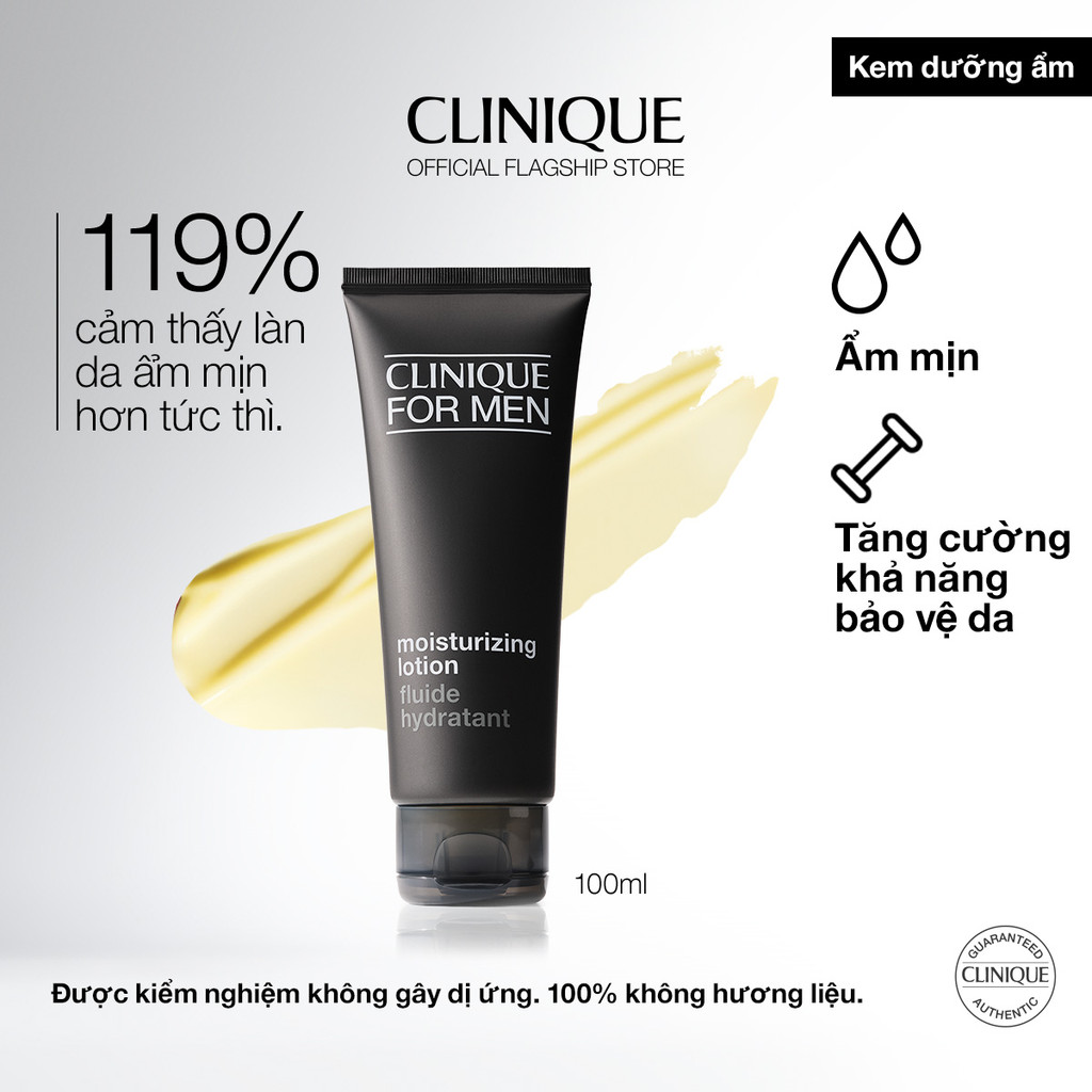 Kem dưỡng dịu nhẹ và cung cấp độ ẩm suốt ngày dành cho nam Clinique For Men Moisturizing Lotion 100m