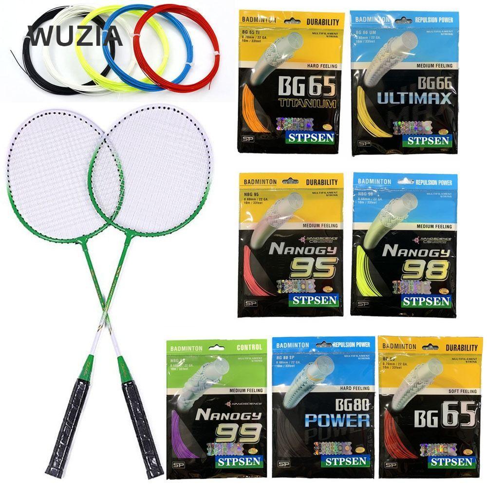 Dây vợt cầu lông WUZIA chất lượng cao, đường kính 0,7mm, màu ngẫu nhiên, model BG80 power, BG65, BG6
