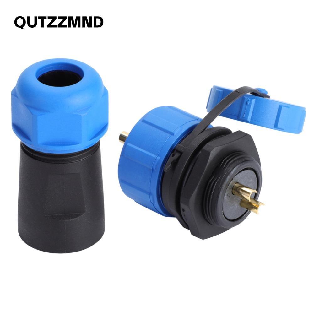 Đầu nối hàng không chống nước QUTZZMND, 2 / 3 / 4 / 5 / 9 / 12 Pin IP68 Ổ cắm hàng không, Đầu nối cô