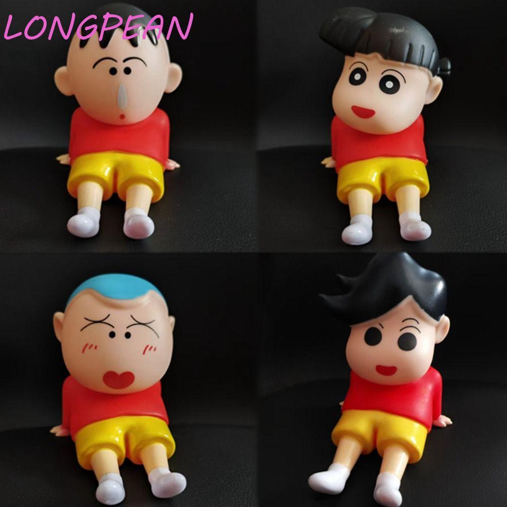 LONGPEAN Giá đỡ điện thoại LONGPEAN Crayon Shin-Chan, Giá đỡ búp bê PVC Crayon Shin-Chan Hình, Giá đ