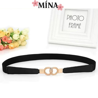  Thắt Lưng Nữ Khoá Móc Tròn Phối Chun Co Giãn 133pu  