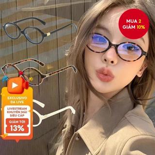Value Choice Phiên bản Hàn Quốc Thời trang Phong cách mới Độc đáo Hình bầu dục Retro Sma ll Khung kính