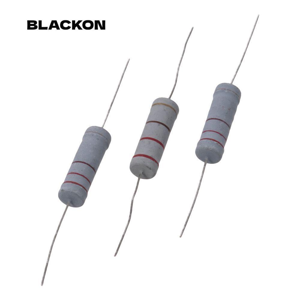 Điện trở BLACKON 220 Ohm, Điện trở màng oxit kim loại dẫn hướng trục, Dung sai 5W 5% chất lượng cao 