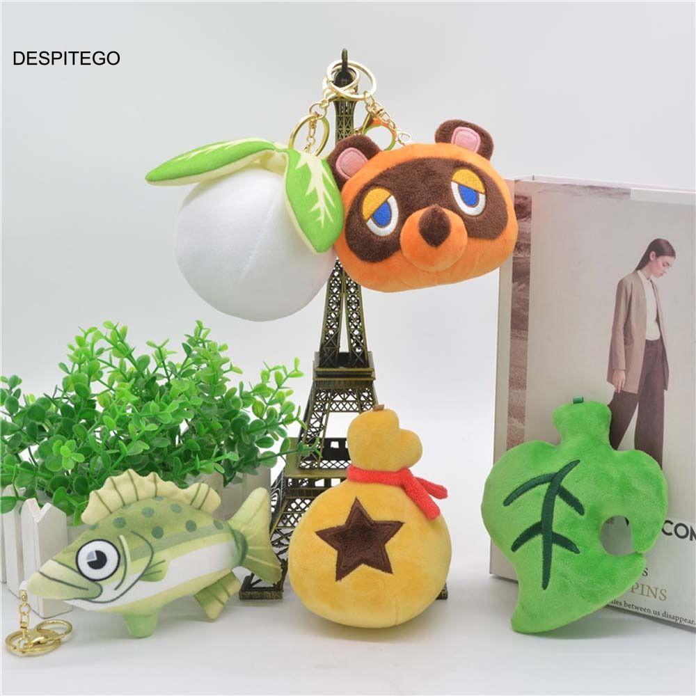 DESPITEGO Animal Crossing Móc khóa, Marshal Fauna Lá nhỏ sang trọng Animal Crossing, Ba lô Cyrus K.K