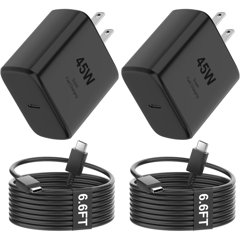 Sạc siêu nhanh Samsung 45W USB C Sạc điện thoại Android Sạc nhanh cho Samsung Galaxy S25 / S25 Ultra