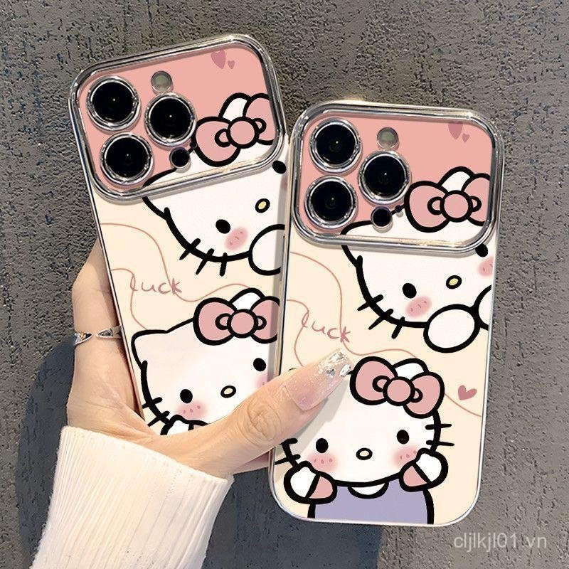 Ốp điện thoại di động cửa sổ đôi lớn cho iPhone 13, 15, 16, 14, 17, 11, 12, 13 Pro, 12 Pro, 14 Pro M