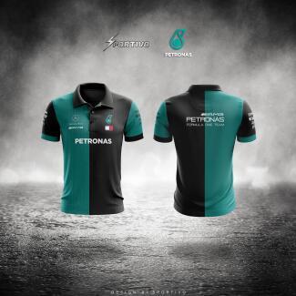 Áo thun thăng hoa Mercedes Petronas