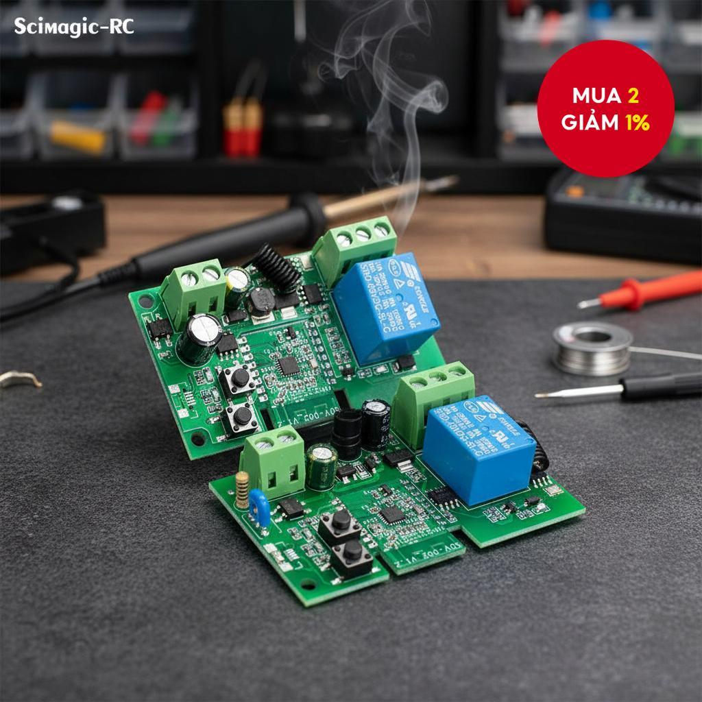 Mô-đun công tắc thông minh eWeLink Wifi không dây RF 1 kênh, DC 5V 12V 24V 32V, Tự khóa, Tiếp điểm k
