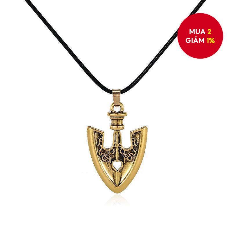 JoJo Kỳ Dị Phiêu Lưu Kujo Jotaro Mũi Tên Mặt Dây Chuyền Vòng Cổ Choker Nam Nữ Quà Tặng Cosplay