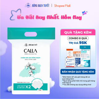  Bông tẩy trang làm sạch da Bông Bạch Tuyết Calla Sạch sâu 1Kg 