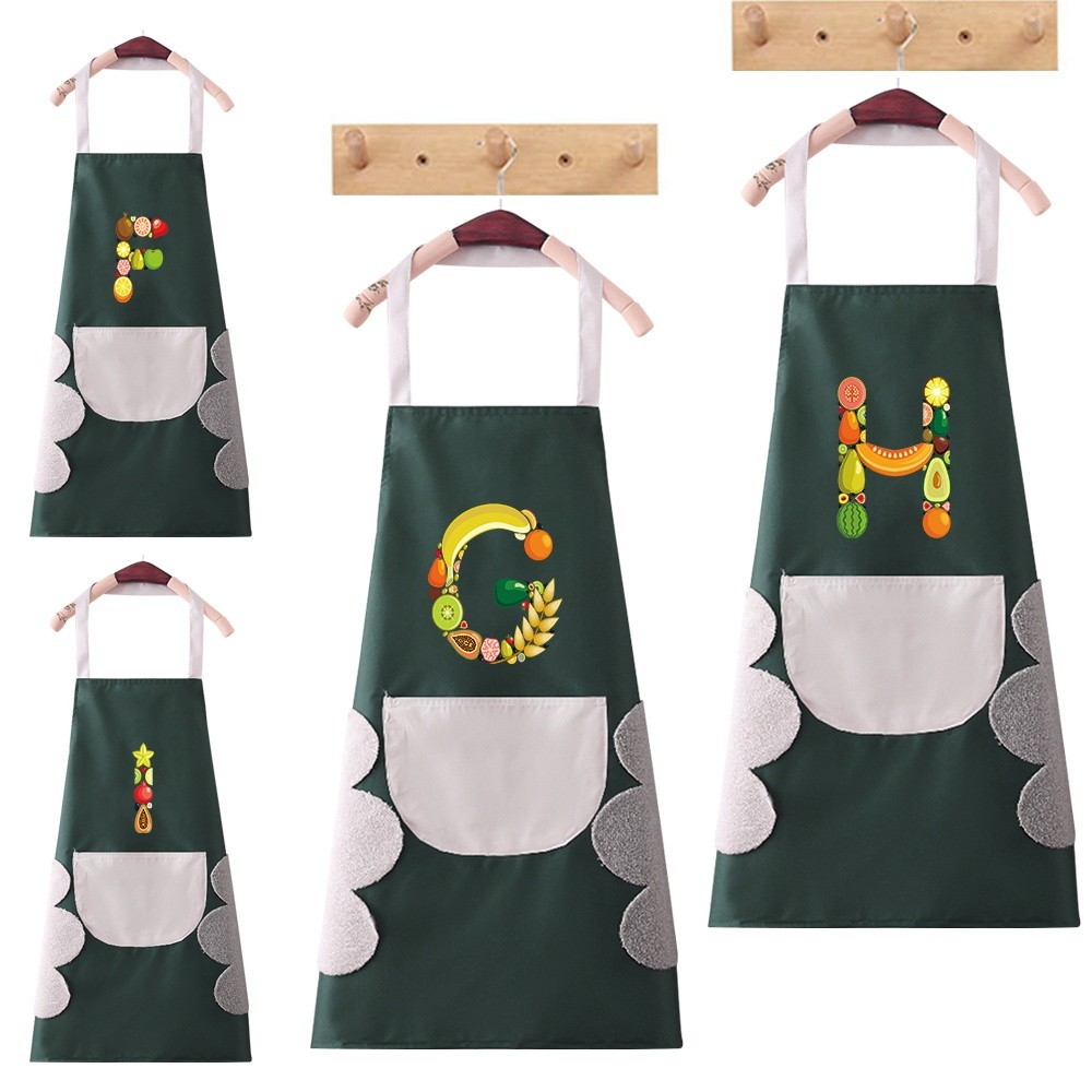 Oil-Proof Waterproof Cooking Workwear Lightweight Sleeveless Apron Convenient Kitchen Home Cooking A